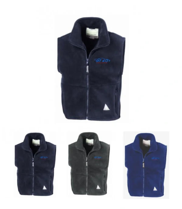 GT40 Enthusiasts Fleece Gilet - £28.95 inc vat & carriage